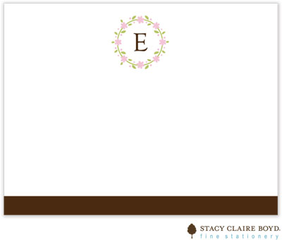Stationery/Thank You Notes by Stacy Claire Boyd - Graceful Garland (Flat)