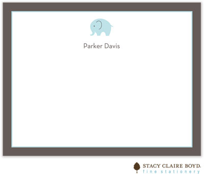 Stationery/Thank You Notes by Stacy Claire Boyd - Big Love - Blue (Flat) Stationery/Thank You Notes by Stacy Claire Boyd - Big Love - Blue (Flat)