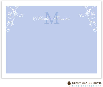 Stationery/Thank You Notes by Stacy Claire Boyd - Lovely - Blue (Flat) Stationery/Thank You Notes by Stacy Claire Boyd - Lovely - Blue (Flat)