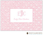 Stationery/Thank You Notes by Stacy Claire Boyd - Rosey Posey (Folded)