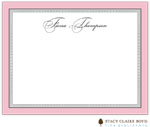 Stationery/Thank You Notes by Stacy Claire Boyd - Softly Stated - Pink (Flat)