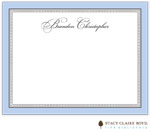 Stationery/Thank You Notes by Stacy Claire Boyd - Softly Stated - Blue (Flat)