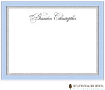 Stationery/Thank You Notes by Stacy Claire Boyd - Softly Stated - Blue (Flat)