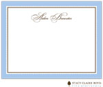 Stationery/Thank You Notes by Stacy Claire Boyd - Perfect Gift - Blue (Flat)