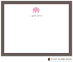 Stationery/Thank You Notes by Stacy Claire Boyd - Big Love - Pink (Flat)