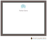 Stationery/Thank You Notes by Stacy Claire Boyd - Big Love - Blue (Flat)
