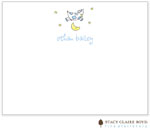 Stationery/Thank You Notes by Stacy Claire Boyd - Over the Moon - Blue (Flat)