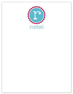 Stationery/Thank You Notes by Stacy Claire Boyd - Simply Scalloped - Aqua (Flat) Stationery/Thank You Notes by Stacy Claire Boyd - Simply Scalloped - Aqua (Flat)