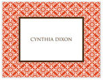 Stationery/Thank You Notes by Stacy Claire Boyd - Casablanca (Folded)
