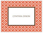 Stationery/Thank You Notes by Stacy Claire Boyd - Casablanca (Folded)