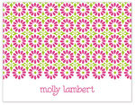 Stationery/Thank You Notes by Stacy Claire Boyd - Daisy Delight - Pink (Folded)