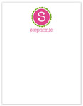 Stationery/Thank You Notes by Stacy Claire Boyd - Simply Scalloped - Pink (Flat)
