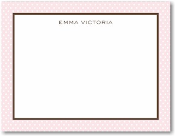 Stationery/Thank You Notes by Stacy Claire Boyd - Bird Silhouette-Pink Stationery/Thank You Notes by Stacy Claire Boyd - Bird Silhouette-Pink