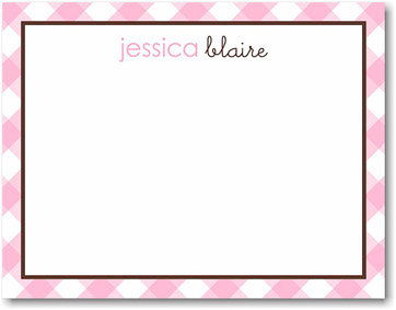 Stationery/Thank You Notes by Stacy Claire Boyd - Jungle Gym-Pink Stationery/Thank You Notes by Stacy Claire Boyd - Jungle Gym-Pink