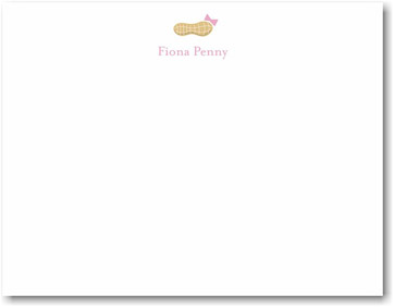 Stationery/Thank You Notes by Stacy Claire Boyd - Our Little Peanut-Pink