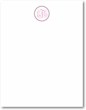 Stationery/Thank You Notes by Stacy Claire Boyd - Simply Monogrammed-Pink Stationery/Thank You Notes by Stacy Claire Boyd - Simply Monogrammed-Pink