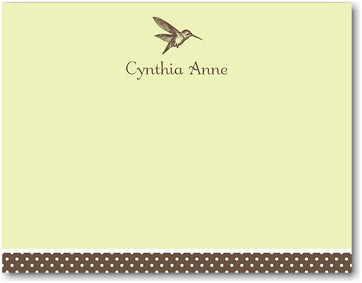 Stationery/Thank You Notes by Stacy Claire Boyd - Freshly-Etched Hummingbird Stationery/Thank You Notes by Stacy Claire Boyd - Freshly-Etched Hummingbird
