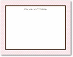 Stationery/Thank You Notes by Stacy Claire Boyd - Bird Silhouette-Pink
