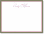 Stationery/Thank You Notes by Stacy Claire Boyd - Elegant Baby-Pink