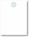 Stationery/Thank You Notes by Stacy Claire Boyd - Simply Monogrammed-Blue