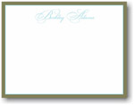 Stationery/Thank You Notes by Stacy Claire Boyd - Elegant Baby-Blue