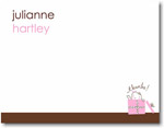 Stationery/Thank You Notes by Stacy Claire Boyd - Baby Surprise-Pink