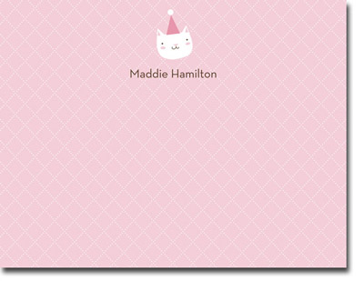 Stationery/Thank You Notes by Stacy Claire Boyd - Animal Crackers-Pink Stationery/Thank You Notes by Stacy Claire Boyd - Animal Crackers-Pink