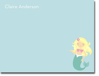 Stationery/Thank You Notes by Stacy Claire Boyd - Mermaid