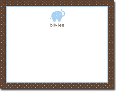Stationery/Thank You Notes by Stacy Claire Boyd - Blue Ele-Fun