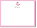 Stationery/Thank You Notes by Stacy Claire Boyd - Whooo's Party-Pink
