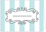 Stationery/Thank You Notes by Sweet Pea (Curly Frame & Stripes)