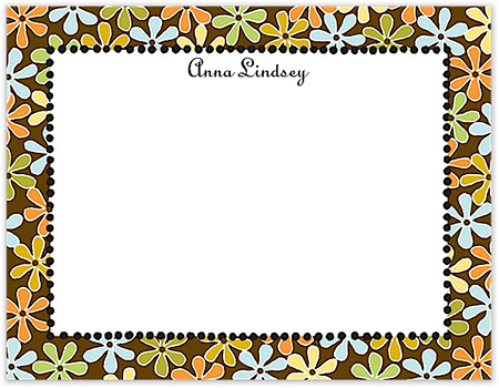 Small Stationery/Thank You Notes - Fun Daisies Natural | Sweet Pea Designs