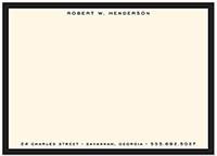 Large Stationery/Thank You Notes - Classic Edge Black | Sweet Pea Designs