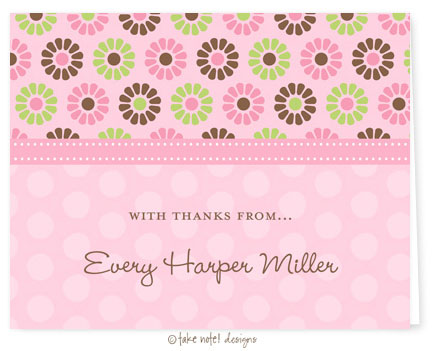 Take Note Designs - Stationery/Thank You Notes (Every Harper Sweet Flower)