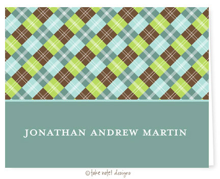 Take Note Designs - Stationery/Thank You Notes (Jonathan Andrew)