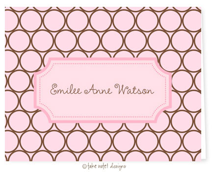 Take Note Designs - Stationery/Thank You Notes (Emilee Anne Eames Dots) Take Note Designs - Stationery/Thank You Notes (Emilee Anne Eames Dots)