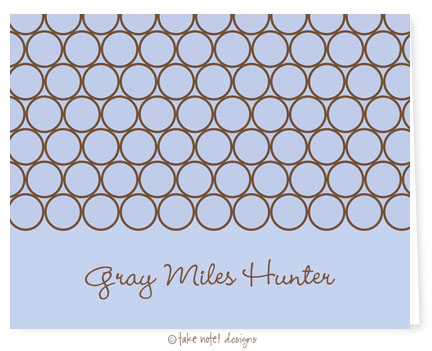 Take Note Designs - Stationery/Thank You Notes (Gray Miles)