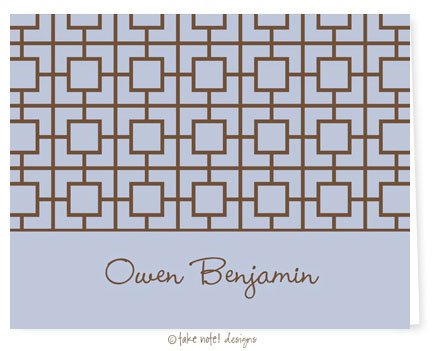 Take Note Designs - Stationery/Thank You Notes (Owen Benjamin) Take Note Designs - Stationery/Thank You Notes (Owen Benjamin)