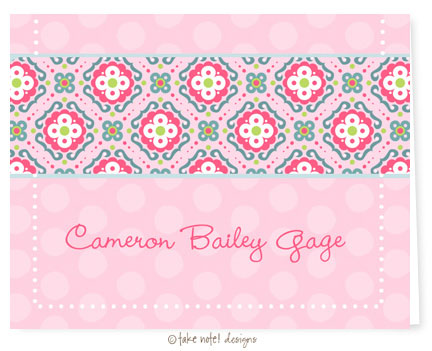 Take Note Designs - Stationery/Thank You Notes (Cameron Bailey)