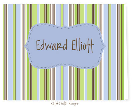 Take Note Designs - Stationery/Thank You Notes (Edward Elliott)