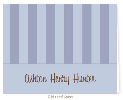 Take Note Designs - Stationery/Thank You Notes (Ashton Henry Stripe)