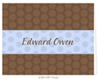 Take Note Designs - Stationery/Thank You Notes (Blue Polka Band Edward Owen)