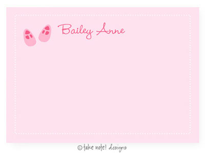 Take Note Designs - Stationery/Thank You Notes (Pink Shoes)