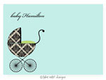 Take Note Designs - Stationery/Thank You Notes (Fancy Carriage Green)
