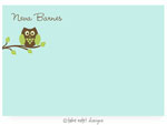 Take Note Designs - Stationery/Thank You Notes (Green Owl)