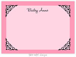Take Note Designs - Stationery/Thank You Notes (Pink Frame)