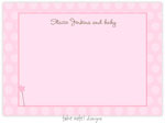 Take Note Designs - Stationery/Thank You Notes (Pink Dots Star)