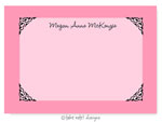 Take Note Designs - Stationery/Thank You Notes (Pink Frame)