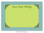 Take Note Designs - Stationery/Thank You Notes (Pool & Lime Frame)