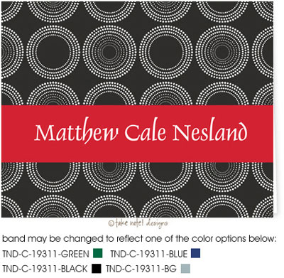 Take Note Designs - Stationery/Thank You Notes (Circles Band Graduation)